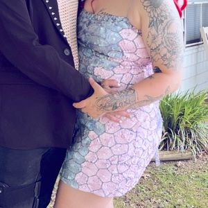 Sherri Hill short prom homecoming dress sz 18